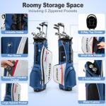 Tangkula Complete Men's Golf Club Set - 9/12 Pieces
