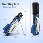 Tangkula Complete Men's Golf Club Set - 9/12 Pieces