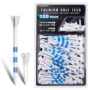Champkey 5-Prong Golf Tees - 100 Pack