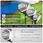 LOHOM Men's 9-Piece Right-Handed Golf Club Set