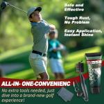 3-in-1 Golf Club Cleaning Kit with Polish