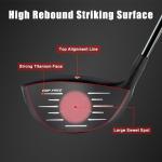 MAZEL Right-Handed Titanium Golf Driver 10.5°