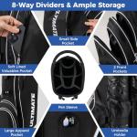 Left-Handed 10-Piece Golf Club Set for Men