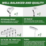 Men's 8-Piece Golf Club Set - Left/Right Handed