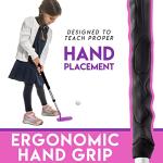 Kids Adjustable Golf Club Set with Bag - Pink