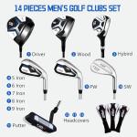 PGM 14-Piece Men's Complete Golf Club Set