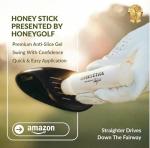 HoneyGolf HoneyStick Anti Slice Gel for Golf Clubs - Anti-Hook Spin Reducer for Driver, Woods, Hybrids, Irons - Golf Accessories for Men - Golfers Must Haves & Essentials - 1 Pack