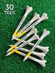 PrideSports PTS Plastic Golf Tees | 30 Count, 2-3/4 Inch | #1 Plastic Tee on Tour | Best for Drivers & Woods