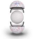 Vice Pro Drip Golf Balls - Red/Blue Design