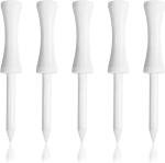 Zivisk White Step Down Golf Tees - 100 Count