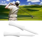 Zivisk White Step Down Golf Tees - 100 Count