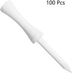 Zivisk White Step Down Golf Tees - 100 Count