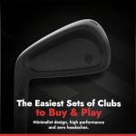 Stix Golf 9 Club Set - Unisex, Black Finish
