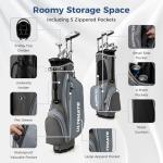 Tangkula Men's Complete 12-Piece Golf Club Set