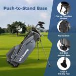 Tangkula Men's Complete 12-Piece Golf Club Set