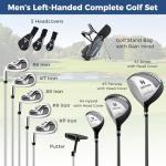 Tangkula Men's Complete 12-Piece Golf Club Set