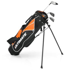 Kids Golf Club Set with Stand Bag - Yellow