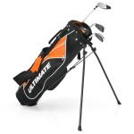 Kids Golf Club Set with Stand Bag - Yellow