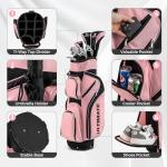 Women's 9-Piece Complete Golf Club Set - Pink