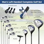 Tangkula Complete Men's Golf Club Set - 9/12 Pieces