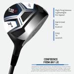 PGM Men's 11-Piece Golf Club Set for Beginners