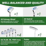 Complete 8-Piece Men's Golf Club Set