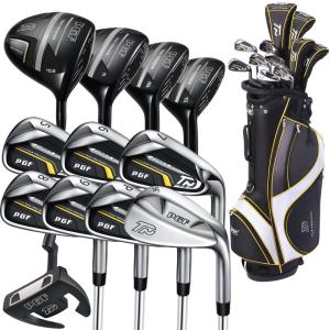 PGF Golf Gold TP Men's 17-Piece Club Set