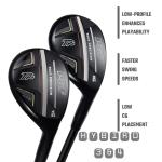 PGF Golf Gold TP Men's 17-Piece Club Set