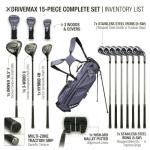 XDriveMax 15-Piece Men’s Golf Club Set - Right