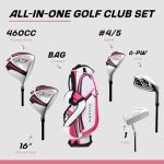 Aspire X1 Women's Lightweight Golf Club Set - Pink