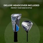 Lightweight Titanium Driver Golf Club with Headcover