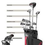 Wilson Senior Profile Golf Set with Cart Bag