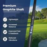 Tangkula 460CC Men's Golf Driver for Beginners