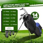 Complete 14-Piece Men's Right-Handed Golf Club Set