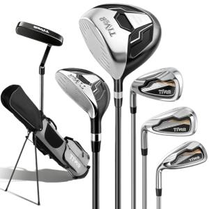 Left-Handed 7-Piece Men's Golf Club Set