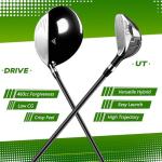 Left-Handed 7-Piece Men's Golf Club Set