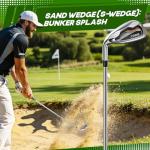 Left-Handed 7-Piece Men's Golf Club Set