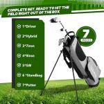 Left-Handed 7-Piece Men's Golf Club Set