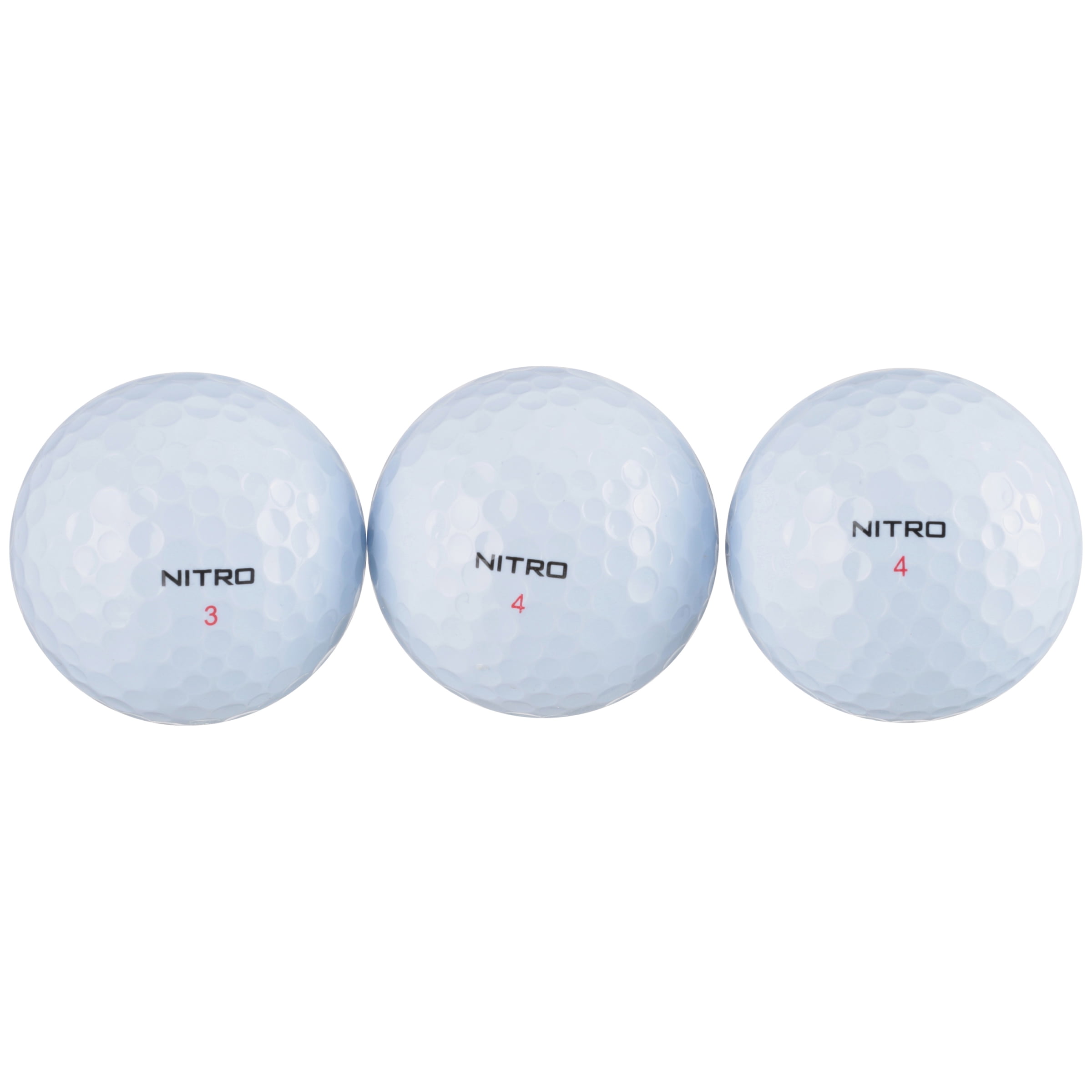 Nitro Golf Ultimate Distance Golf Balls, White, 45 Pack