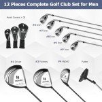 Goplus 9-Piece Men’s Golf Club Set - Right Handed