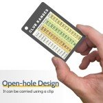 Jemzio Golf Club Range Chart Card & Clip