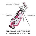 Aspire X1 Women's Lightweight Golf Club Set - Pink