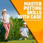 Adjustable Kids Golf Putter with Balls and Cup