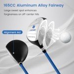 Tangkula Kids Right Hand Golf Club Set