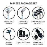 Izzo Golf EZ2 14-Piece Right-Hand Club Set