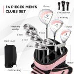 Women's 9-Piece Complete Golf Club Set - Pink