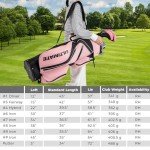 Women's 9-Piece Complete Golf Club Set - Pink