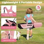 GYMAX Kids Golf Club Set for Ages 5-7