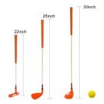 Kids Golf Club Set with Bag and Balls (Orange)