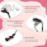 GYMAX Kids Golf Club Set for Ages 5-7